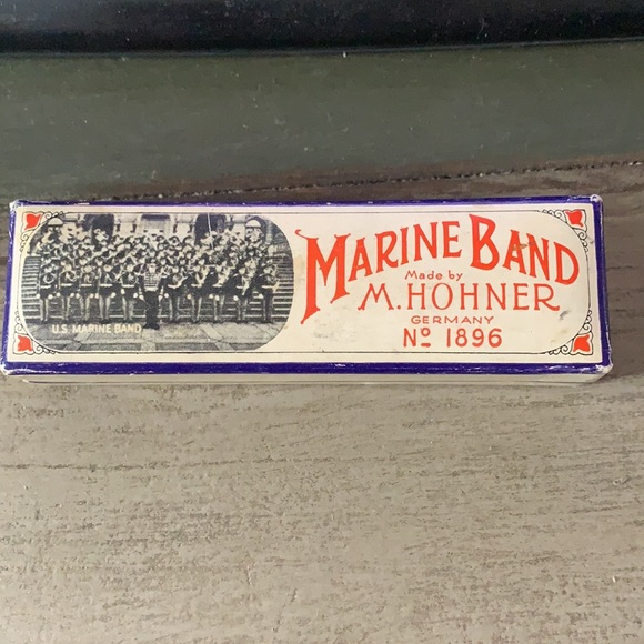 Marine Band M. Hohner harmonica in the key of G. Made in Germany. - Picture 3 of 4
